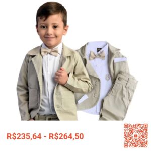 Confira Conjunto Com Blazer + Calça + Camisa Manga Longa Varias Cores Casamento-festa-batizado Menino 1 Ao 8 por R$235,64 - R$264,50. Encontre na Shopee agora!