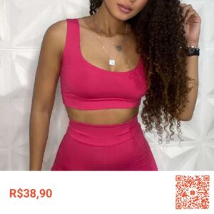 Confira Conjunto Short Cintura alta e Top Academia sem bojo Suplex por R$38,90. Encontre na Shopee agora!