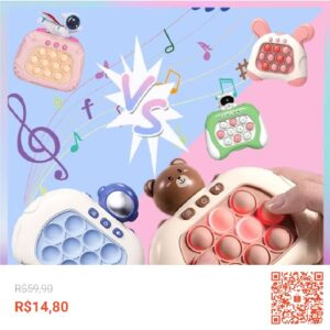 Confira Fast Push Game Pop It Brinquedo Anti Stress Ansiedade Presente De Crianças com 75% de desconto! Somente R$14,80. Encontre na Shopee agora!