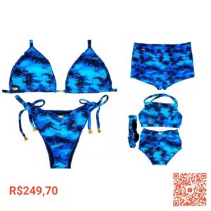 Confira Kit Biquínis Mãe&Filhos Sunga Infantil e Biquini Menina Moda Praia por R$249,70. Encontre na Shopee agora!