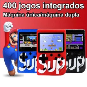 Dê uma olhada em Mini 400 Game Nintendo Vídeo Portátil Jogos Sup Retrô Clássicos Antigos Anos 80 com Controle Para 2 Pessoas por R$29,00 - R$38,00. Compre na Shopee agora!