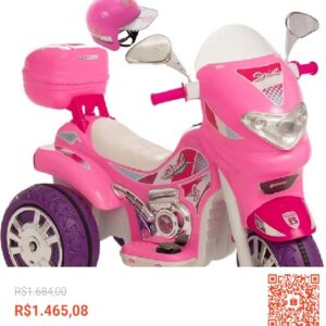 Confira Moto Eletrica Infantil Biemme Sprint Turbo 12V Capacete Pink com 13% de desconto! Somente R$1.465,08. Encontre na Shopee agora!