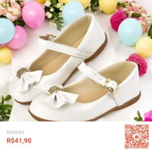 Confira Sapatilha Infantil Menina Fleca Batizado Feminina Com Laço Strass Casual Festa 20 a 33 com 58% de desconto! Somente R$41,90. Encontre na Shopee agora!